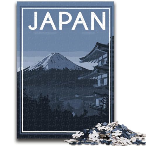 Puzzles für Teenager, 1000 Teile, Japan-Reise-Kunst-Montierung, anspruchsvolles Spiel und Familienspiel, Wanddekoration, einzigartige Geburtstags (Größe 50x70cm) von NCVAZHASO