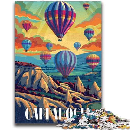 Puzzles für Teenager, 1000 Teile, buntes Kappadokien, anspruchsvolles Spiel und Familienspiel, Wanddekoration, einzigartige Geburtstags (Größe 38x26cm) von NCVAZHASO