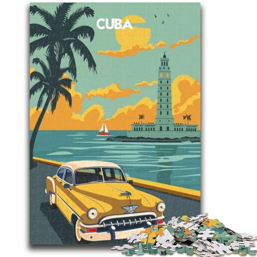 Puzzles für Teenager, 1000 Teile, kubanische Küste, anspruchsvolles Spiel und Familienspiel, Wanddekoration, einzigartige Geburtstags (Größe 50x70cm) von NCVAZHASO