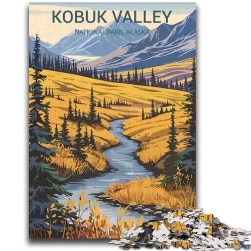 Puzzles für Teenager, 1000-teiliges Puzzle, Kobuk Valley Nationalpark, anspruchsvolles Spiel und Familienspiel, Wanddekoration, einzigartige Geburtstags (Größe 38x52cm) von NCVAZHASO