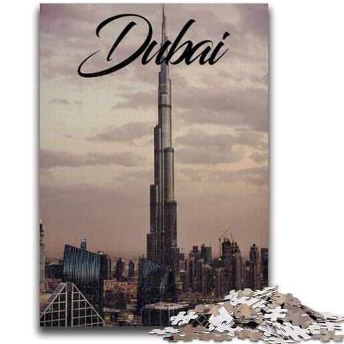 Puzzles für Teenager, Dubai, geeignet für Kinder ab 14 Jahren, Familienspiele, tolle Geschenke für die ganze Familie (Größe 38x26cm) von NCVAZHASO