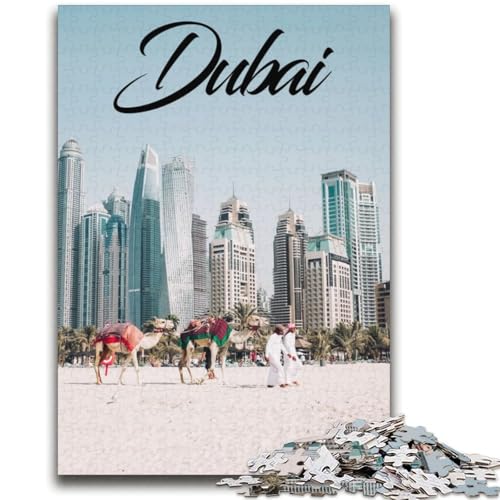 Puzzles für Teenager, Dubai, geeignet für Kinder ab 14 Jahren, Familienspiele, tolle Geschenke für die ganze Familie (Größe 38x52cm) von NCVAZHASO