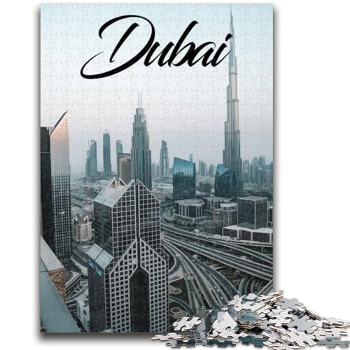 Puzzles für Teenager, Dubai, geeignet für Kinder ab 14 Jahren, Familienspiele, tolle Geschenke für die ganze Familie (Größe 50x70cm) von NCVAZHASO