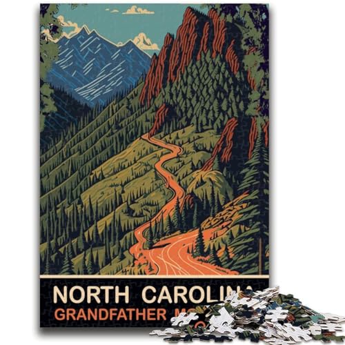 Puzzles für Teenager, Großvater-Berg, SD-Herausforderung für die Gehirnintelligenz, süchtig machendes Spielzeug, Geburtstagsgeschenk, Geschenke, Wandkunst (Größe 38x26cm) von NCVAZHASO