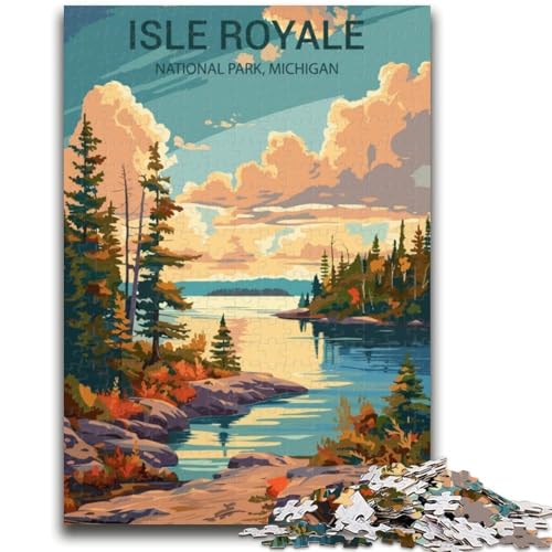 Puzzles für Teenager, Isle Royale National Park, Herausforderung für die Gehirnintelligenz, süchtig machendes Spielzeug, Geburtstagsgeschenk, Geschenke, Wandkunst (Größe 38x26cm) von NCVAZHASO