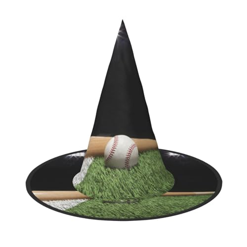 NDDCEDEW Baseball-Sportfeld-Druck, Halloween-Hüte, Hexen-Zauberer-Hüte für Feste, Cosplay NDDCEDEW Baseball-Sportfeld-Druck, Halloween-Hüte, Hexen-Zauberer-Hüte für Feste, Cosplay von NDDCEDEW