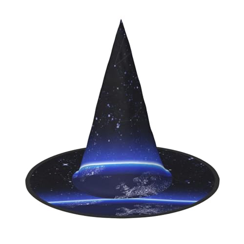 NDDCEDEW Blaues Sternbild, Galaxie-Druck, Halloween-Hüte, Hexen-Zauberer-Hüte für Feste, Cosplay NDDCEDEW Blaues Sternbild, Galaxie-Druck, Halloween-Hüte, Hexen-Zauberer-Hüte für Feste, Cosplay von NDDCEDEW