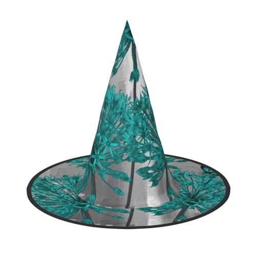 NDDCEDEW Blume mit Schmetterlings-Druck, Halloween-Hüte, Hexen-Zauberer-Hüte für Feste, Cosplay NDDCEDEW Blume mit Schmetterlings-Druck, Halloween-Hüte, Hexen-Zauberer-Hüte für Feste, Cosplay von NDDCEDEW