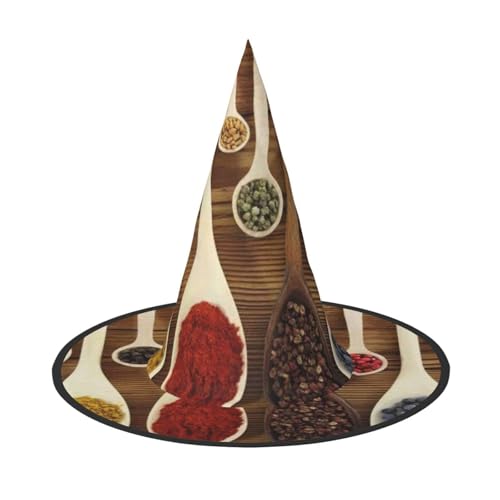 NDDCEDEW Bunte Gewürze, Halloween-Hüte, Hexen-Zauberer-Hüte für Feste, Cosplay NDDCEDEW Bunte Gewürze, Halloween-Hüte, Hexen-Zauberer-Hüte für Feste, Cosplay von NDDCEDEW