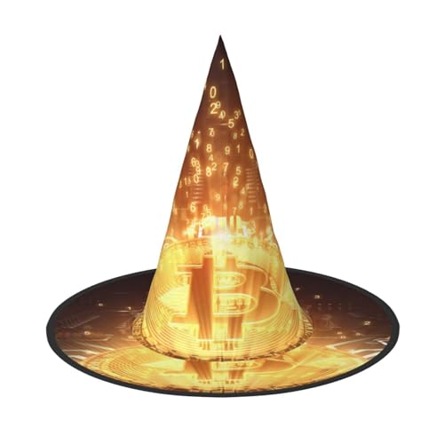 NDDCEDEW Computerprozessor mit magischem Lichtdruck, Halloween-Hüte, Hexen-Zauberer-Hüte für Feste, Cosplay NDDCEDEW Computerprozessor mit magischem Lichtdruck, Halloween-Hüte, Hexen-Zauberer-Hüte für Feste, Cosplay von NDDCEDEW