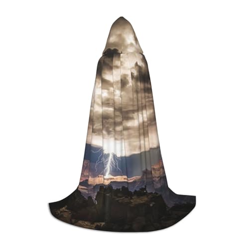 NDDCEDEW Grand Canyon Dark Cloud Print Kapuzenumhang für Jugendliche Bodenlang Kapuzenumhang NDDCEDEW Grand Canyon Dark Cloud Print Kapuzenumhang für Jugendliche Bodenlang Kapuzenumhang von NDDCEDEW