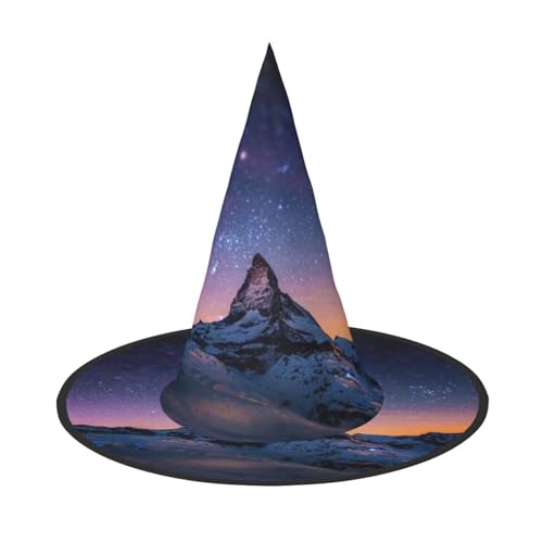 NDDCEDEW Halloween-Hüte mit Plateau bei Nacht, Hexen-Zauberer-Hüte für Feste, Cosplay NDDCEDEW Halloween-Hüte mit Plateau bei Nacht, Hexen-Zauberer-Hüte für Feste, Cosplay von NDDCEDEW