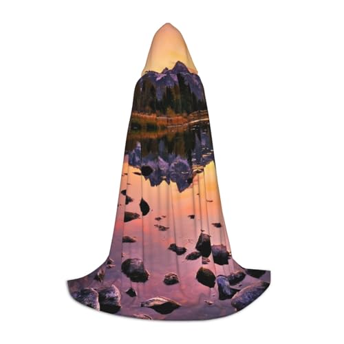 NDDCEDEW Kapuzenumhang mit Blick auf den Berg bei Sonnenaufgang, für Teenager, bodenlanger Kapuzenumhang NDDCEDEW Kapuzenumhang mit Blick auf den Berg bei Sonnenaufgang, für Teenager, bodenlanger Kapuzenumhang von NDDCEDEW