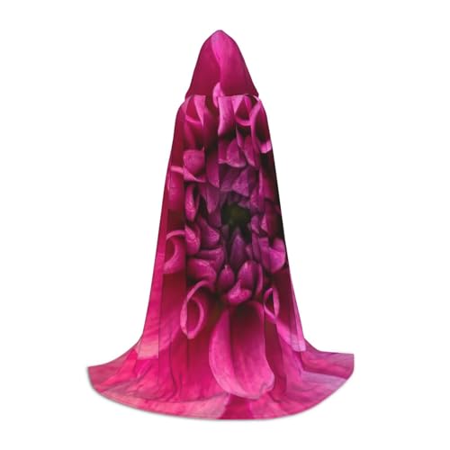 NDDCEDEW Kapuzenumhang mit rosa Dahlie-Druck, für Teenager, bodenlanger Kapuzenumhang NDDCEDEW Kapuzenumhang mit rosa Dahlie-Druck, für Teenager, bodenlanger Kapuzenumhang von NDDCEDEW