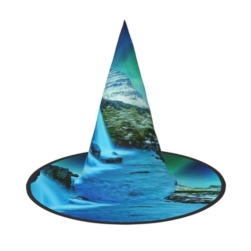 NDDCEDEW Natural Wonders Print Halloween Hüte Hexe Zauberer Hüte für Feste Cosplay NDDCEDEW Natural Wonders Print Halloween Hüte Hexe Zauberer Hüte für Feste Cosplay von NDDCEDEW