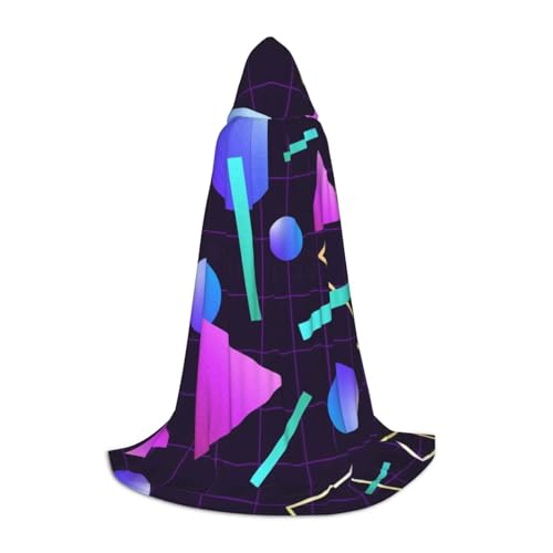 NDDCEDEW Neon Party Geometrischer Druck Kapuzenumhang für Jugendliche Bodenlang Kapuzenumhang NDDCEDEW Neon Party Geometrischer Druck Kapuzenumhang für Jugendliche Bodenlang Kapuzenumhang von NDDCEDEW