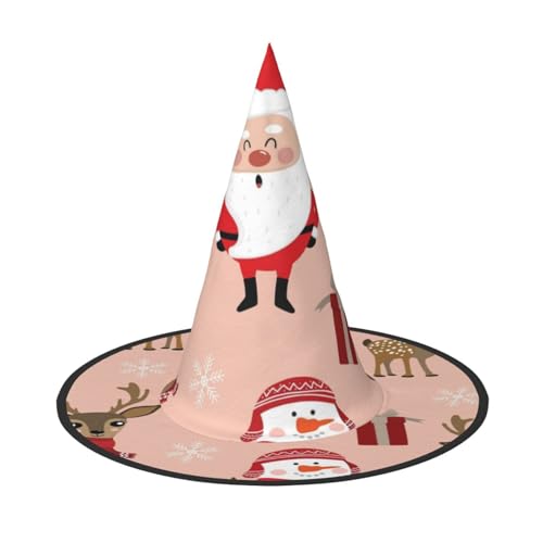 NDDCEDEW Niedliche Weihnachtshüte, Halloween-Hüte, Hexen-Zauberer-Hüte für Feste, Cosplay NDDCEDEW Niedliche Weihnachtshüte, Halloween-Hüte, Hexen-Zauberer-Hüte für Feste, Cosplay von NDDCEDEW