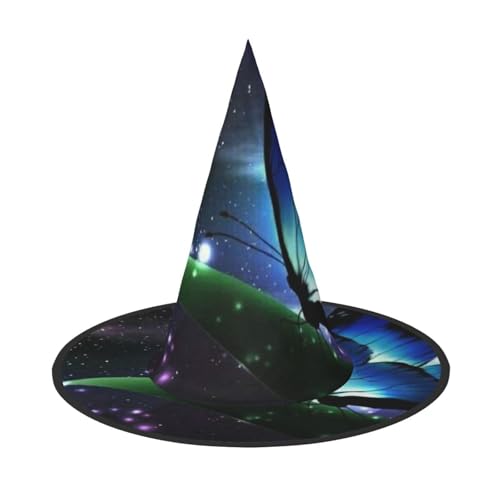 NDDCEDEW Schmetterlingsnacht, Halloween-Hüte, Hexen-Zauberer-Hüte für Feste, Cosplay NDDCEDEW Schmetterlingsnacht, Halloween-Hüte, Hexen-Zauberer-Hüte für Feste, Cosplay von NDDCEDEW