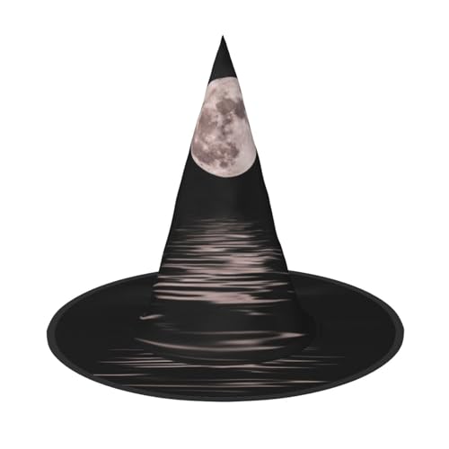 Nachtlandschaft Druck Halloween Hüte Hexe Zauberer Hüte für Feste Cosplay Nachtlandschaft Druck Halloween Hüte Hexe Zauberer Hüte für Feste Cosplay von NDDCEDEW