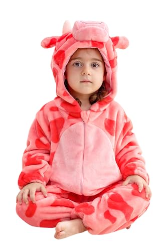 NEAWEALY Baby Kuh Kostüm Overall Kinder Tier Pyjamas Winter Strampler Unisex Tier Jumpsuit Karneval Kostüm 12-18 Monate NEAWEALY Baby Kuh Kostüm Overall Kinder Tier Pyjamas Winter Strampler Unisex Tier Jumpsuit Karneval Kostüm 12-18 Monate von NEAWEALY