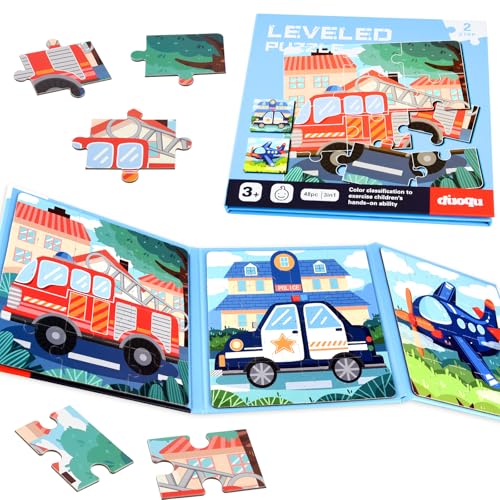 NEBURORA Magnetpuzzles für Kleinkinder, pädagogisches Reisespielzeug für Kinder im Alter von 2–5 Jahren, Aktivitätsspielzeug als Geschenk für Vorschulkinder, Geburtstagsgeschenke für Kinder von NEBURORA