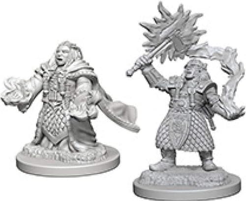 Dungeons & Dragons D&D Nolzur's Marvelous Miniatures - Dwarf Female Cleric (6 Units) von NECA