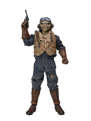 NECA Iron Maiden 8" Actionfigur Aces High Eddie aus Kunststoff und Polyester, in Geschenkbox mit Sichtfenster. von NECA