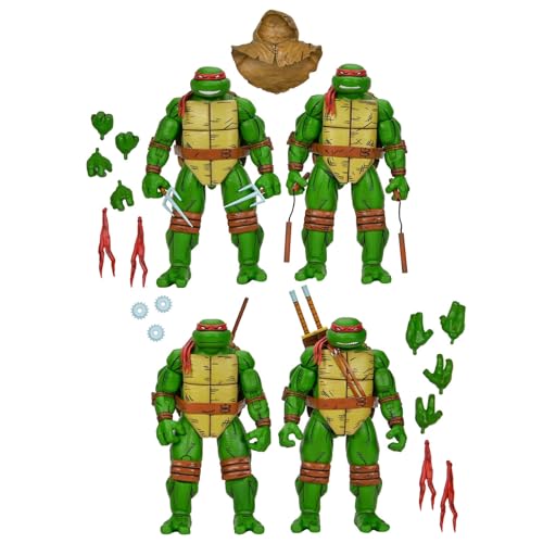 Leonardo, Raphael, Michelangelo & Donatello Actionfigur, 17,8 cm, Teenage Mutant Ninja, Turtles: Mirage Comics, NECA Collectibles Leonardo, Raphael, Michelangelo & Donatello Actionfigur, 17,8 cm, Teenage Mutant Ninja, Turtles: Mirage Comics, NECA Collectibles von NECA