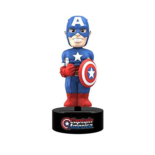 NECA 61390 Marvel – Captain America Body Knocker 15cm (solarbetrieben) von NECA