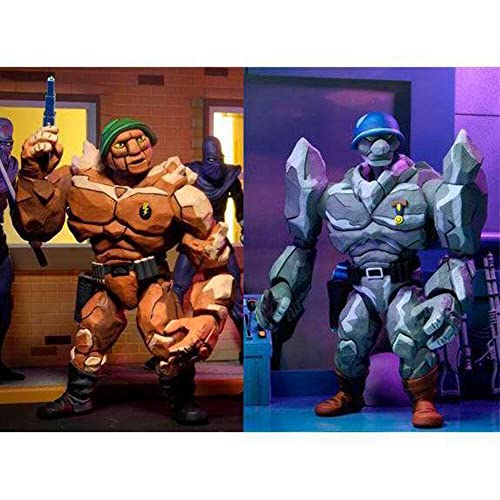 NECA - 7” Scale Action Figure - Cartoon Series 4 General Traag and Lt. Granitor 2 Pack, 54142, Multicolor von NECA