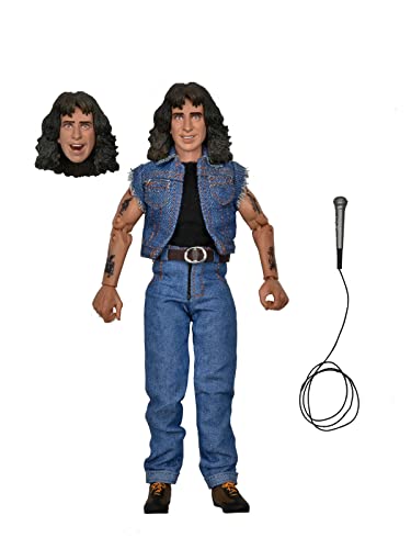 NECA AC/DC Actionfigur Bon Scott Highway to Hell Multicolor, aus Kunststoff, Hersteller von NECA