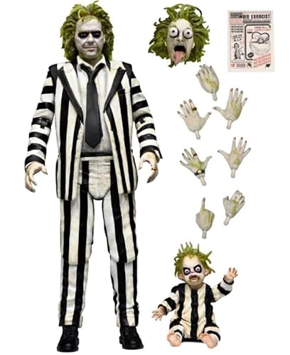 NECA Betelgeuse Striped Suit 17,8 cm Scale Ultimate Action Figure von NECA