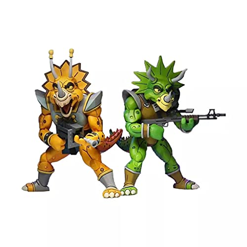 NECA Zubehör Teenage Mutant Ninja Turtles (Cartoon)–7” Scale Action Figure–Captain Zarax and Zork 2 Pack, Mehrfarbig NECA Zubehör Teenage Mutant Ninja Turtles (Cartoon)–7” Scale Action Figure–Captain Zarax and Zork 2 Pack, Mehrfarbig von NECA