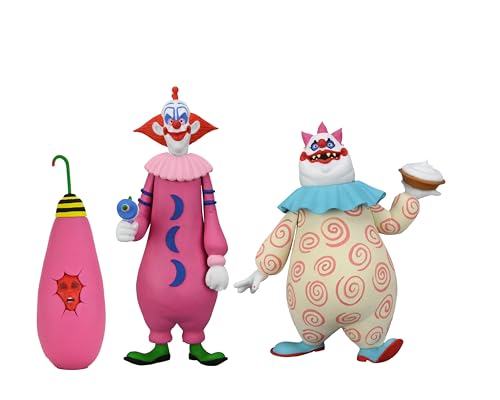 NECA - Killer Klowns from Outer Space – Toony Terror Slim & Chubby 2 Stück von NECA
