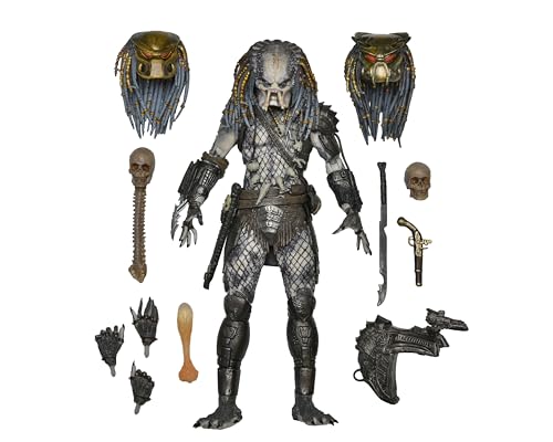 NECA Predator 2-7Ë Actionfigur Ultimate Elder Predator schwarz/blau/grün, 100% Kunststoff, in Geschenkverpackung von NECA