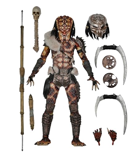 NECA Predator 2-7Ë Actionfigur Ultimate Snake Predator schwarz/blau/grün, 100% Kunststoff, in Geschenkverpackung von NECA