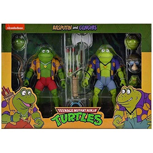 Teenage Mutant Ninja Turtles Actionfiguren Doppelpack Genghis & Rasputin Frog 18 cm von NECA