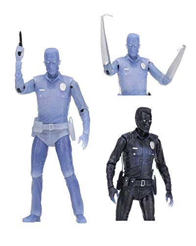 Neca Terminator Figur White Hot T-1000, Mehrfarbig (634482519196) von Neca