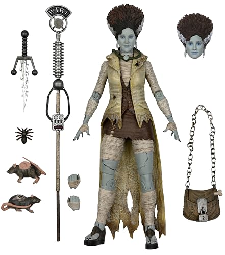 NECA Generische Universal Monster vs TMNT April as The Bride of Frankenstein Ultimate 7 Action-Figur von Générique