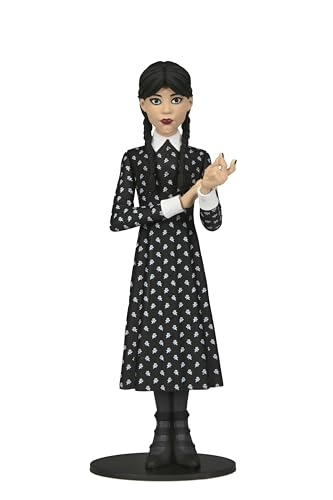 NECA Wednesday Toony Terrors Actionfigur Classic Dress aus Kunststoff, in Blisterverpackung von NECA