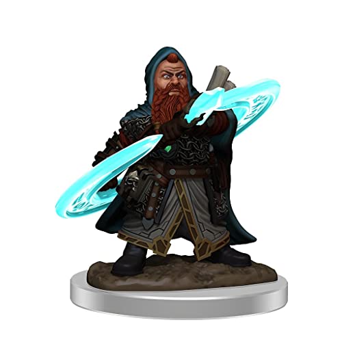 Pathfinder Battles: Premium bemalte Figur – Männlicher Zwergzauberer von NECA