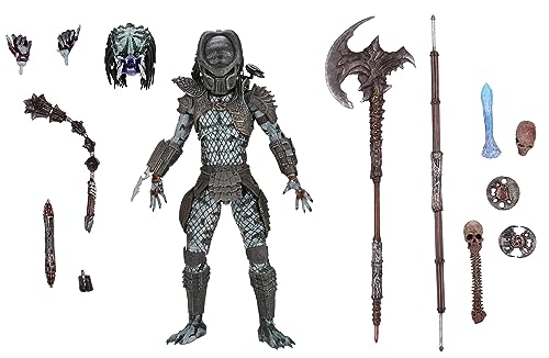 NECA Predator Actionfigur Ultimate Warrior Predator aus Kunststoff, Geschenkverpackung. von NECA