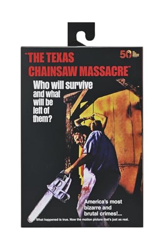 Texas Chainsaw Massacre Action-Figur – Ultimate Leatherface – Bewegliche Horror-Sammlerfigur mit Zubehör – ca. 18 cm – Offizielles Lizenzprodukt – Für Fans, Sammler & Film-Liebhaber von NECA
