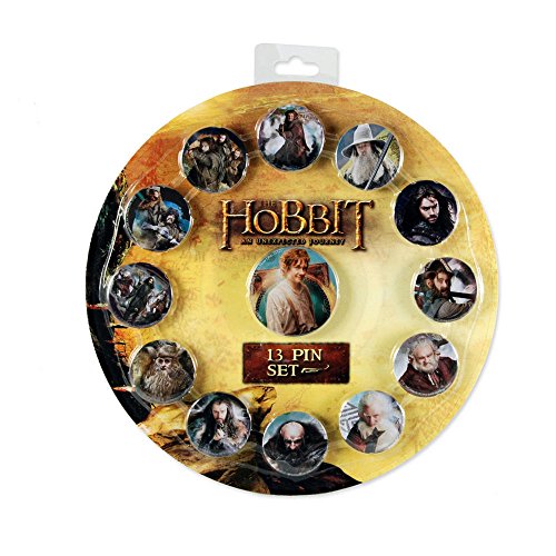 The Hobbit U J: 13 piece pin set "Cast" von NECA
