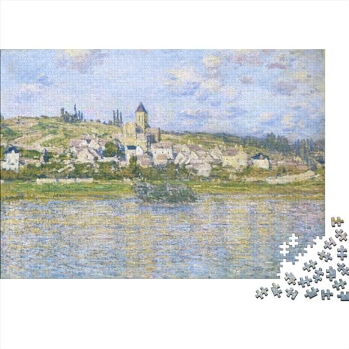 Claude Monet Kunst Puzzles 500 Teile Für Erwachsene Teenager, Gemälde Hölzernes Puzzle Für Familienspiel, Weltberühmte Gemälde Puzzle 500pcs von NEDLON