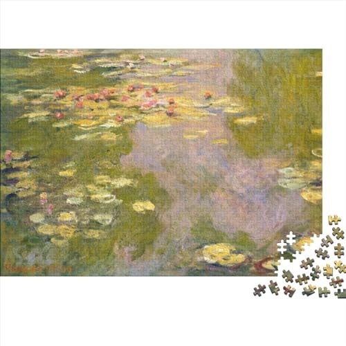 Claude Monet Puzzle 300 Teile, Gemälde Puzzle Für Erwachsene, Geschicklichkeitsspiel Für Die Ganze Familie, Übung Für Den Geist, Ideal Als Wandbild von NEDLON