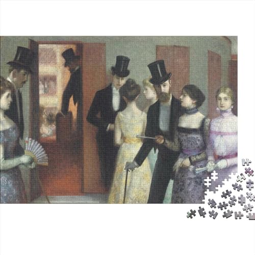 Édouard Manet Puzzles 300 Teile Für Erwachsene,Impossible Puzzle,farbenfrohes Legespiel,Geschicklichkeitsspiel Für Die Ganze Familie von NEDLON