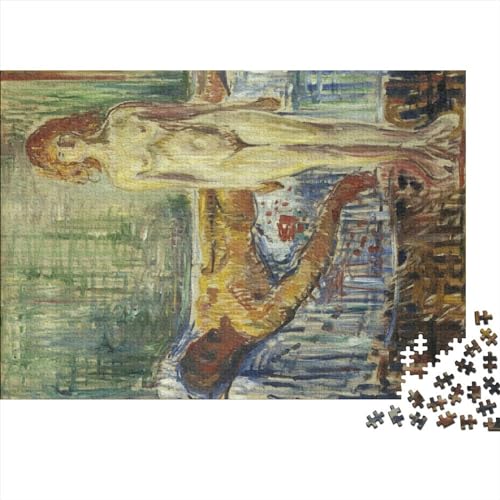 Edvard Munch Gemälde Puzzles 500 Teile Für Erwachsene Teenager, Weltberühmte Gemälde Hölzernes Puzzle Für Familienspiel, Museum Puzzle 500pcs von NEDLON