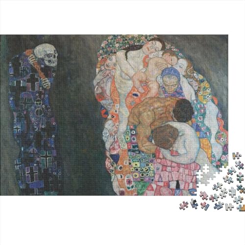 Gustav Klimt Puzzle 1000 Teile Erwachsene Puzzles Für Erwachsene Klassische Puzzles Erwachsene Puzzlespiel Schwer Pädagogisches Spielzeug 1000pcs von NEDLON