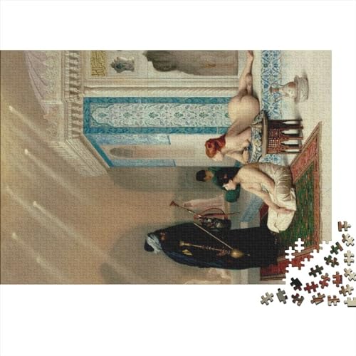 Jean-Leon Gerome Gemälde Puzzle 1000 Teile, Kunst Puzzle Für Erwachsene, Lustige Museum Puzzle Erwachsene Anspruchsvoll,Impossible Puzzle,ideal Als Wandbild von NEDLON